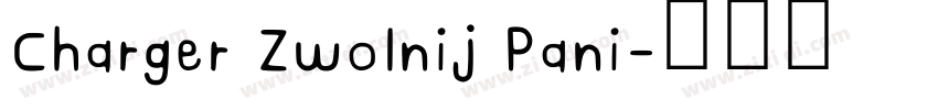 Charger Zwolnij Pani字体转换
